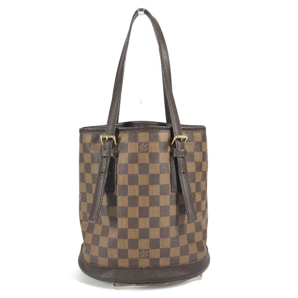 LOUIS VUITTON Authentic Brown Damier Canvas Shoulder Bag
